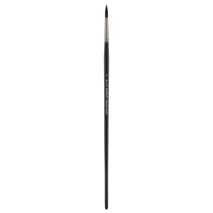 Black Swan Synthetic Red Sable Round Paint Brushes -  Professional Quality Long Handle Paint Brushes for Oil, Heavy Body Media and Acrylic - Artists - 1 of 4