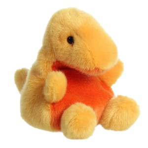 Aurora Mini Thunder Bronto Palm Pals Adorable Stuffed Animal Yellow 5" - 1 of 4