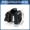 Unique Bargains Bike Pannier Bag Waterproof for Road Bike Mountain Bike Nylon 1pc - 4 of 4