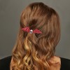 Unique Bargains Women's Halloween Funny Bat Wing Skull Hair Clip 1 Pc - 2 of 4