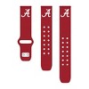 NCAA Alabama Crimson Tide Samsung Watch Compatible Silicone Band - 2 of 4