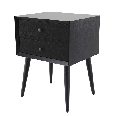 Christopher Knight Home Caesar Mid-Century Modern Acacia Wood Nightstand with 2 Drawers