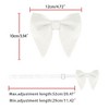 Allegra K Men's Pre-tied Solid Color Formal Party Prom Velvet Bow Ties One Size - 4 of 4