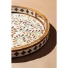 Jodhpur Wood Inlay Decorative Tray, 18" - 4 of 4