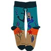 Mermaid Sitting on an Anchor Socks (Women's Sizes, Adult Medium) from the Sock Panda - 3 of 4