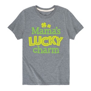 Boys' - Instant Message - St. Patrick's Day Mama's Lucky Charm Short Sleeve Graphic T-Shirt - 1 of 4