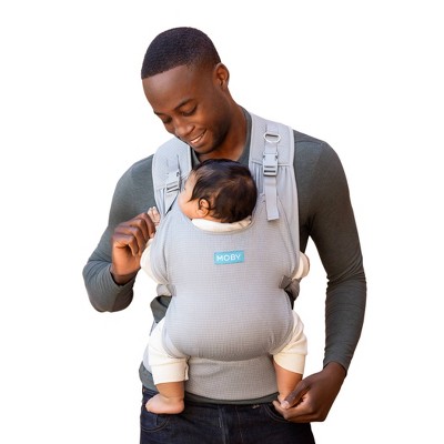 Image of Moby Wrap Cloud Ultra-light Hybrid Baby Carrier - Whisper