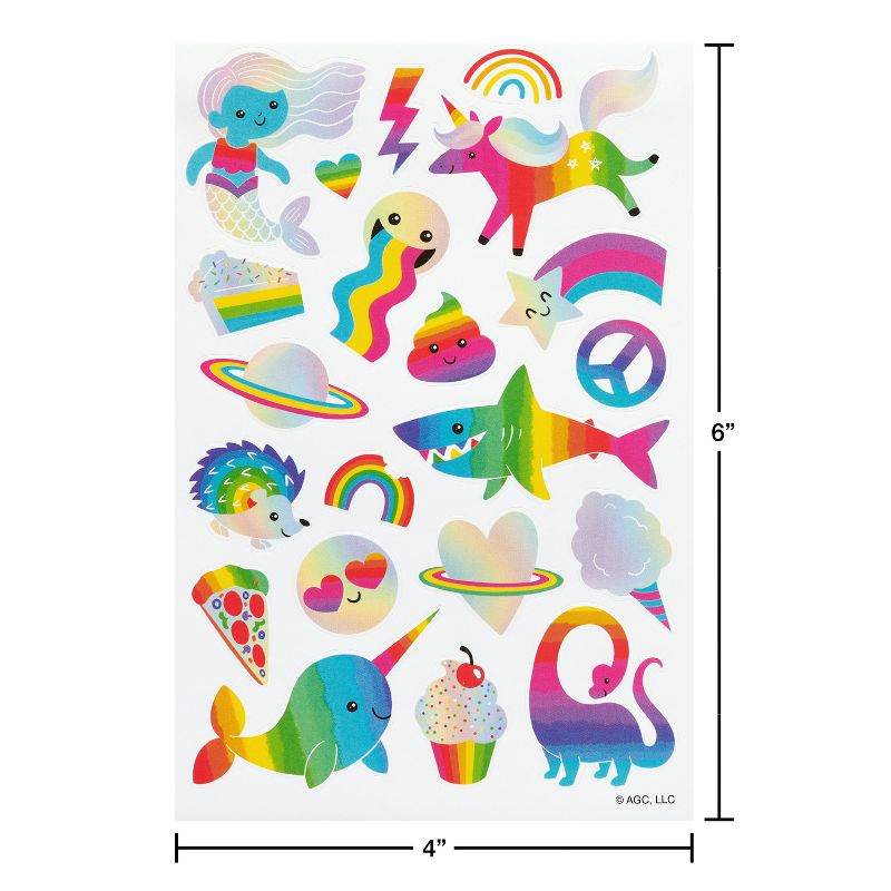 156ct Rainbow Stickers, 5 of 6