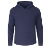 Blue Ice Men's Waffle Knit Thermal Pullover Hoodie - 3 of 4