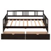 Sapphtopaz Daybed Bed Frame with Wood Slat Support and Strong Legs Beds for Apartment, Bedroom - 3 of 4