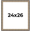 PosterPalooza | Ornate Silver Picture Frame - UV Acrylic, Foam Board Backing, Hanging Hardware - 2 of 4