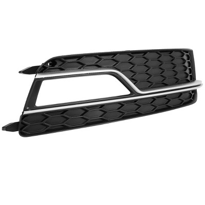 Unique Bargains Car Front Bumper Right Side Fog Light Grill Lamp Cover 8T0807682M for Audi S5 2013-2017 Black 1Pcs