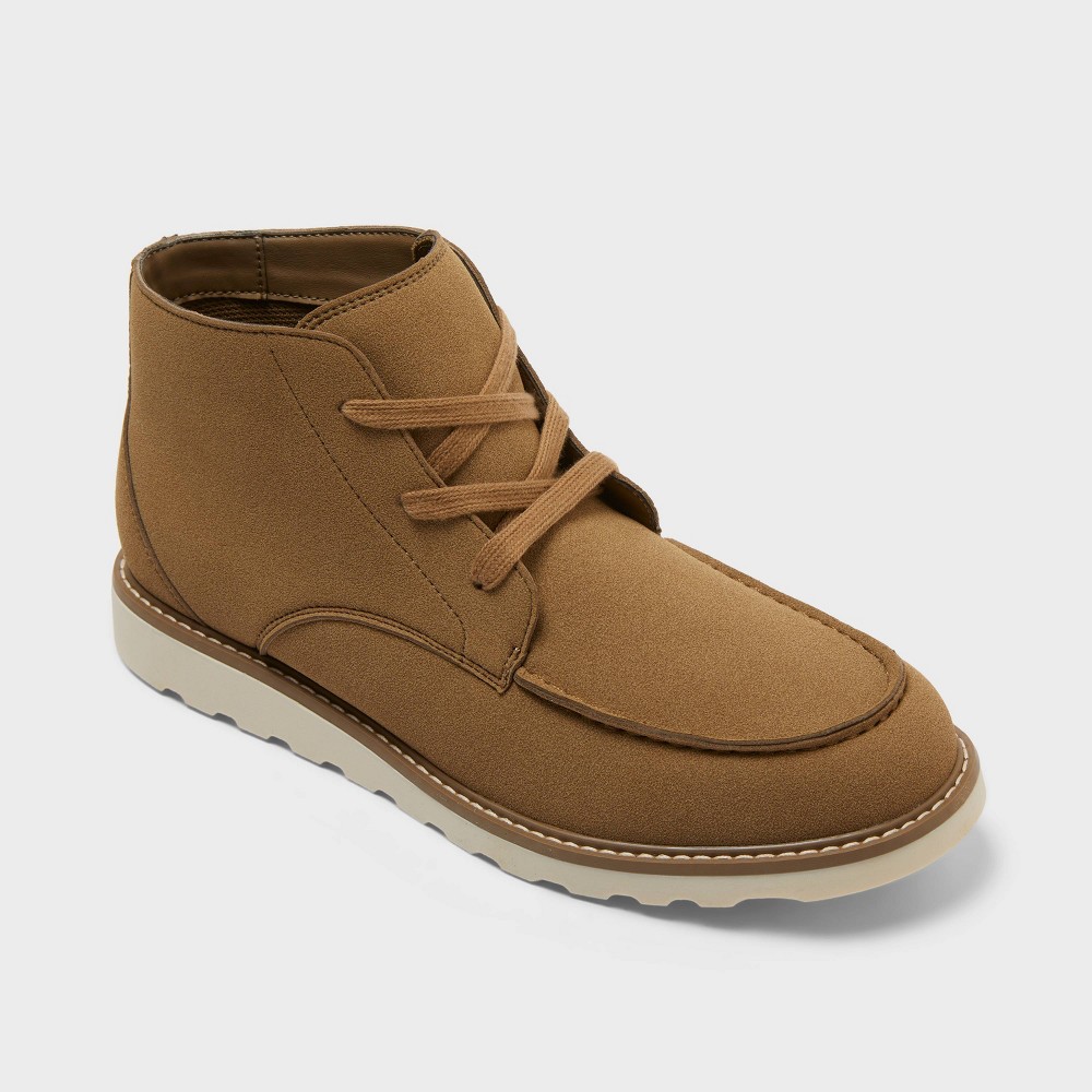 Men's Bastian Moc Toe Boots - Goodfellow & Co™ Taupe 9.5