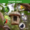 ZACHVO Handmade Natural Grass Bird Nest - Ideal for Parrots, Conures, and Lovebirds - 4 of 4