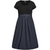 Women's Plus Size Paris Days Dress - navy | CITY CHIC - 4 of 4