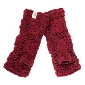 Flower Crochet Handwarmers_Nirvanna Designs - 1 of 4