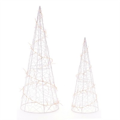 Multicolor LED Tree (Set of 2)
