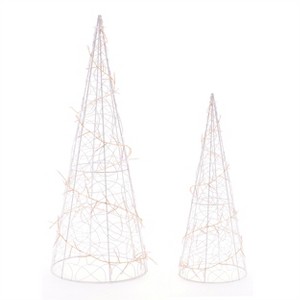 Multicolor LED Tree (Set of 2) - 1 of 4