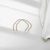 Unique Bargains Magnetic Buckle Small Faux Pearl Curtain Tie Polyester Rare Earth Magnet 2 Pcs - 2 of 4