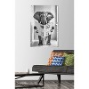 Trends International Reinders: Toilet Humor - Elephant Toilet Unframed Wall Poster Print Clear Push Pins Bundle 22.375" x 34" - 2 of 4