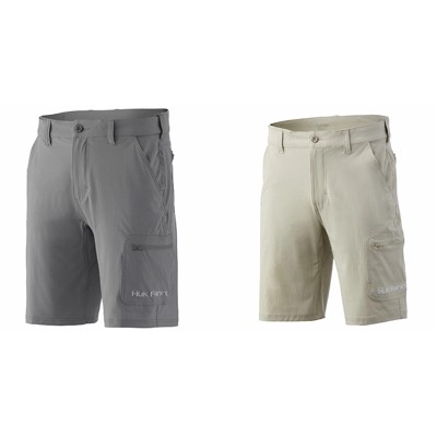 Huk Men's Next Level 10.5 Quick-drying Performance Fishing Shorts With Upf  30+ Sun Protection : Target
