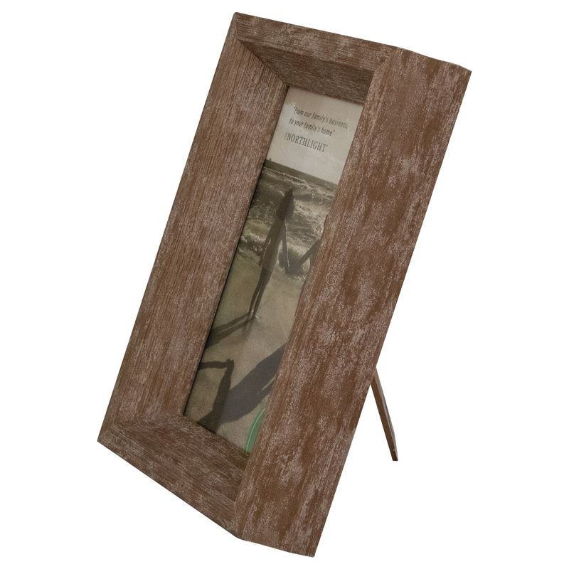Northlight 7.5" Classical Rectangular Photo 4" x 6" Picture Frame - Brown, 4 of 7