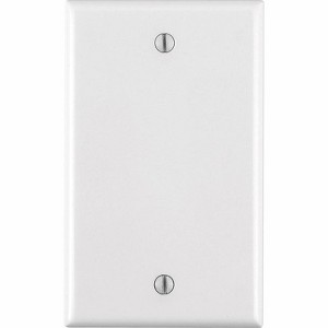 Leviton White 1 gang Thermoset Plastic Blank Wall Plate (Pack of 25) - 1 of 1