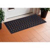 HomeRoots 18" X 47" Black Rubber Outdoor Door Mat - 2 of 4