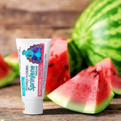 SprinJene Kids Cavity Protection Tarter Control Toothpaste - Watermelon - 3.5oz/2ct