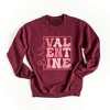 Simply Sage Market Women's Graphic Sweatshirt Be Mine Valentine Block - 2 of 4