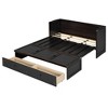 TIRAMISUBEST Full/Queen Size Murphy Bed Wall Bed with USB Port and a Large Storage Drawer, Wooden Murphy Cabinet Bed, Space Saving Design - 4 of 4