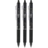 Pilot 3ct FriXion Clicker Erasable Gel Pens Fine Point 0.7mm Black Ink: Retractable, Stationery, Office, Eraser Included - 2 of 4