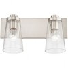 Livex Lighting Cityview 2 - Light Vanity in  Brushed Nickel - 3 of 4