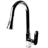 ALFI Polished Chrome Gooseneck Pull Down Kitchen Faucet - 3 of 4
