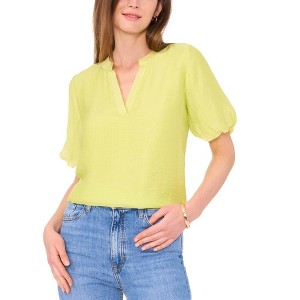 Vince Camuto Womens Flowy Top Peasant Blouse - 1 of 1