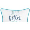 C&F Home Better By The Ocean Embroidered Small Petite Throw Pillow - 2 of 4