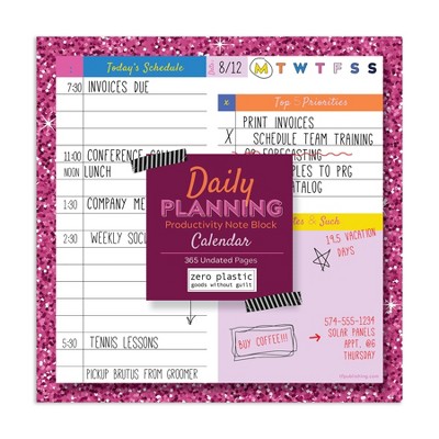 Undated Planner 5.25" x 5.25" Bright Daily Note Block - TF Publishing