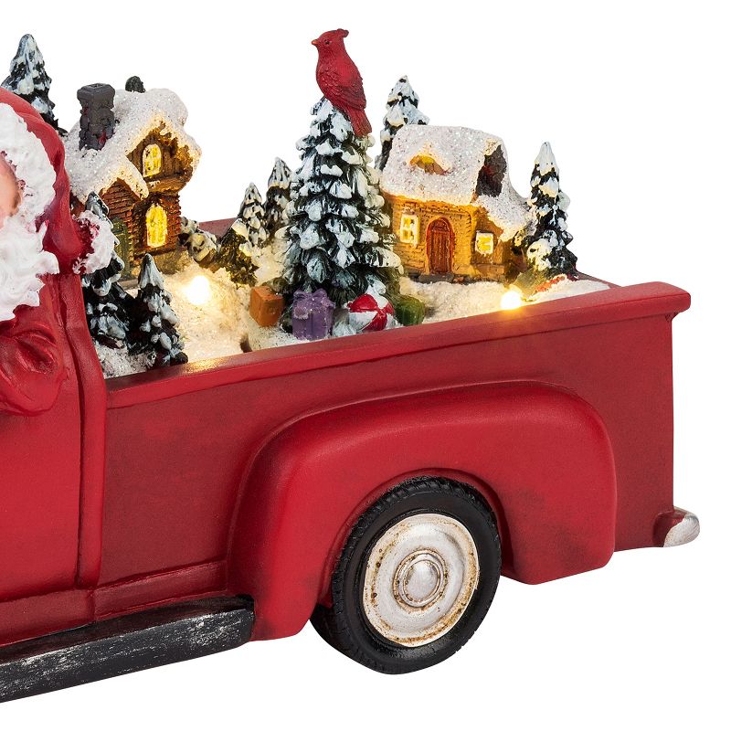 Mr. Christmas 10.5" Santa in Truck Animated Musical Christmas Decoration, 6 of 7