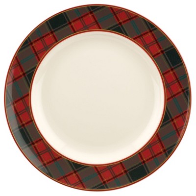 Spode Christmas Tree Tartan 10.5 Inch Dinner Plate - 10.5 Inch