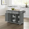 Alexandria Granite Top Kitchen Island/Cart Gray - Crosley - 3 of 4