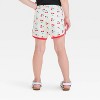 Grayson Mini Toddler Girls' Cherry Shorts - Off-White - 2 of 3