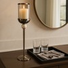 Contemporary Glass Floor Hurricane Candle Holder - Decorative Candle Stick Holder for Pillar Candles and Table Centerpieces Accent - 2 of 4
