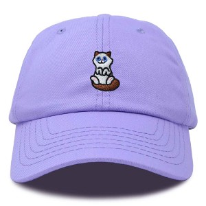 Dalix Ragdoll Cat Embroidered Cotton Dad Hat Cute Cat Lover Adjustable Baseball Cap for Everyday Style Womens - 1 of 4
