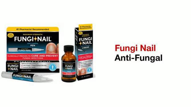 Fungi Nail Anti-Fungal Solution and Brush - 1 fl oz, 2 of 7, play video