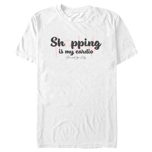 Men's Sex and the City Shopping is My Cardio T-Shirt - 1 of 4