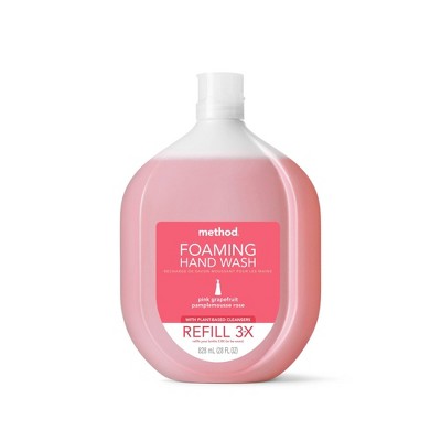 Method Foaming Hand Soap Refill - Pink Grapefruit - 28 fl oz