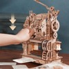 Robotime 3D Puzzles DIY Classic Printing Press Kit Vintage Style DIY Typography Unique Gifts for Teens and Adults, Multicolored, 8.07"*5.31"*10.60" - 3 of 4
