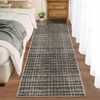 Modern Striped Area Rug Washable Rug Stain Resistant Foldable Indoor Carpet with Non-Slip Backing Low Pile Floor Cover for Living Room Bedroom - 4 of 4