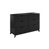 Pensy Solid Wood Mid-Century Modern 6 Drawer Dresser - Powell - 2 of 4
