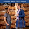 Luxury Work Bag for Healthcare Professionals Waterproof Doctor Bag Medical Organizer with Handle - 3 of 4